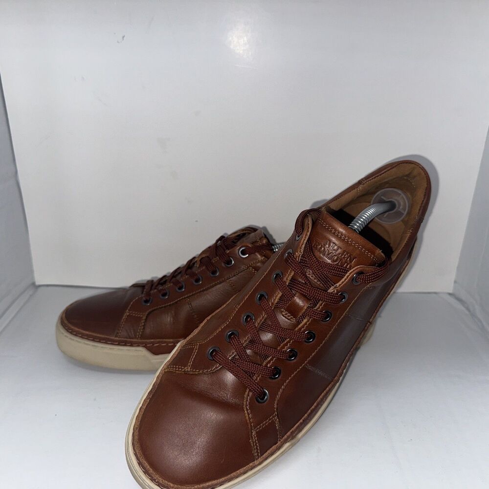 Allen Edmonds "PORTER CITY" Leather Casual Derby Sneakers 11.5 D Chili (659N)